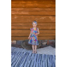 Macaw Girls' dress M1905