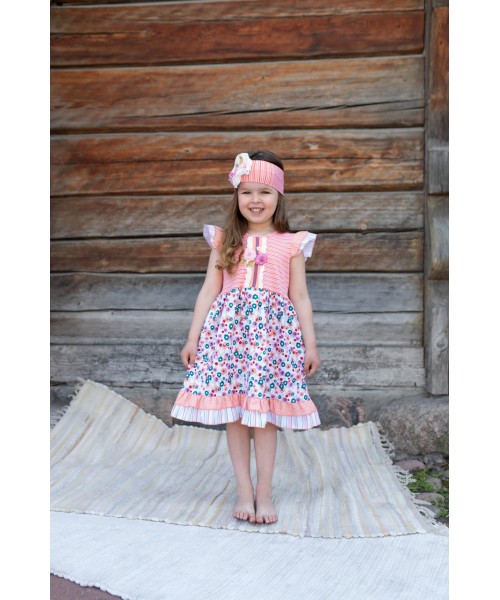 Roki&Zoi girls' dress RZ2107