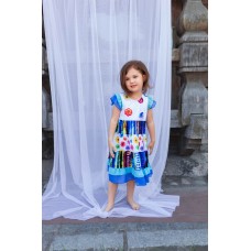 Girls' dress ZL2119