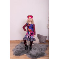 Mosaic girls' dress M2003